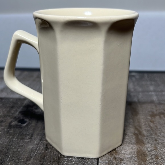 Vintage Porcelain Off White Floral Mug - Picture 3 of 5